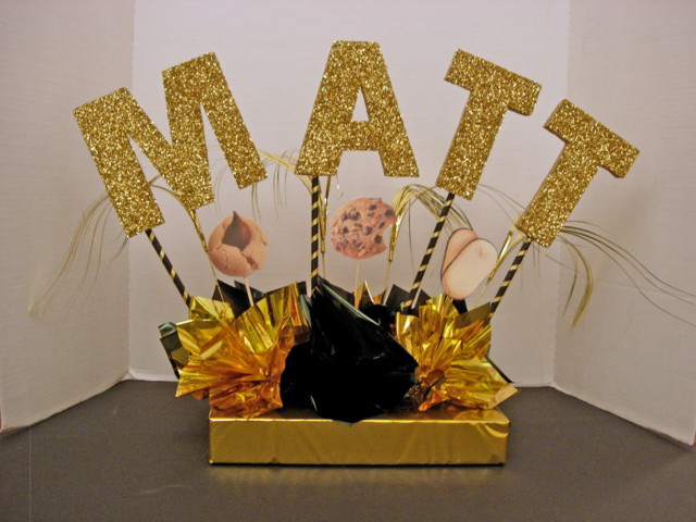 Cookie Theme Name Centerpiece for Place Card Table