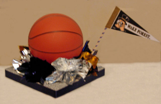Basketball Sports Theme Bar Mitzvah Centerpiece