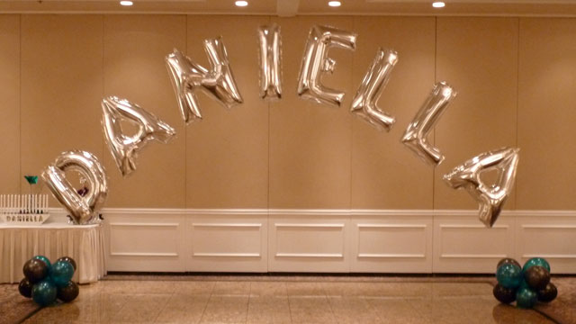 Balloon Name In Letters Final Touch