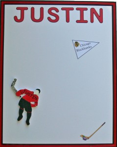 Hockey Theme Party Sign In Board