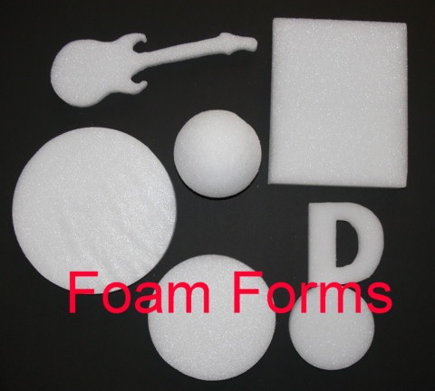 Styrofoam bases - letters - shapes for centerpieces