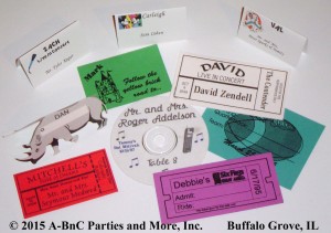 Custom Party Place Card Samples 01