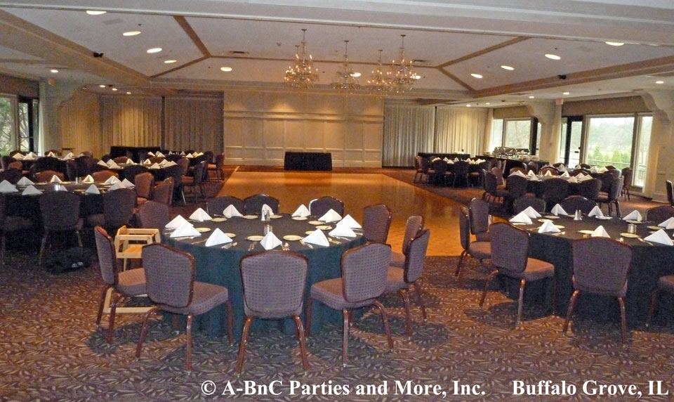 Day Of Event Party Room Set Up