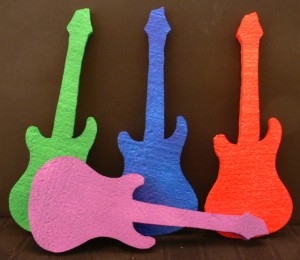 DIY Guitar Painted Cut Outs