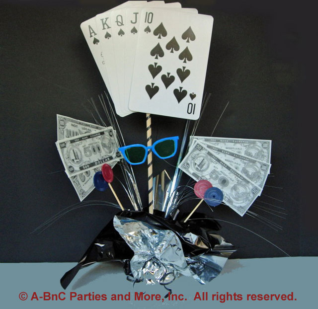 Poker Theme Centerpiece Kit