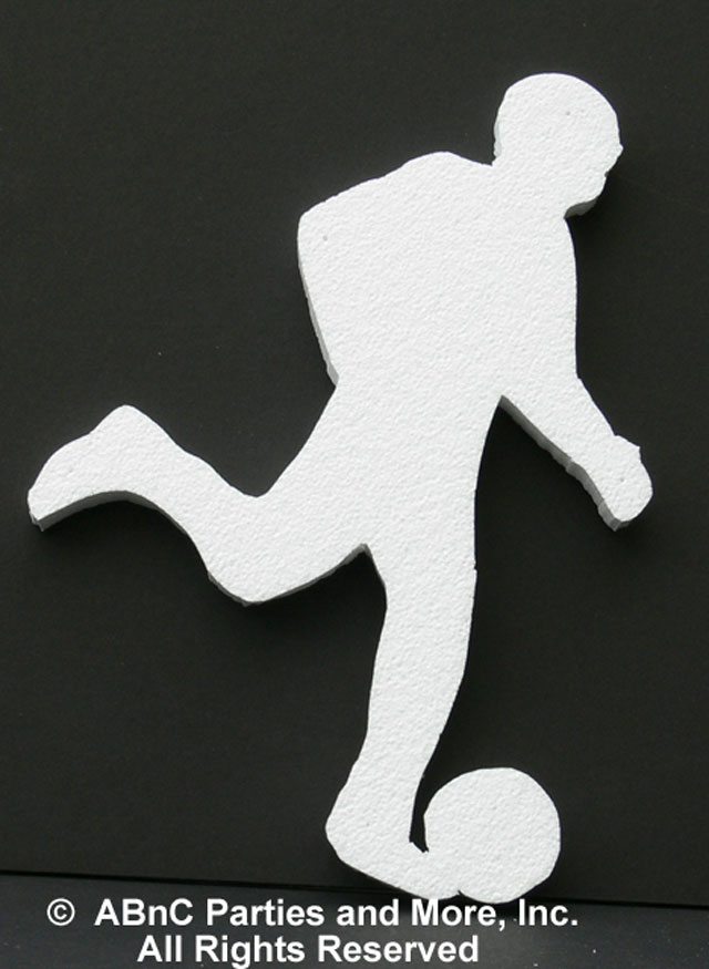 Soccer Player Sports Cut Out Plain