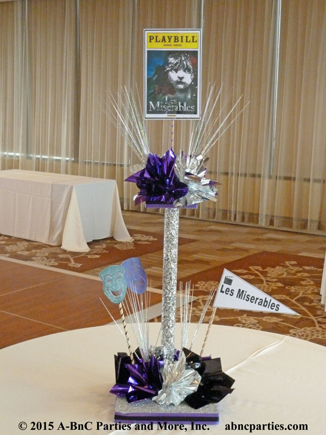 Theater Play Theme Centerpiece - Les Miserables