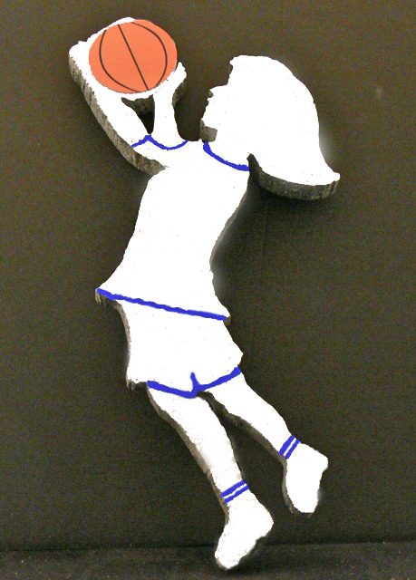Female Basketball Player Cut Out Highlighted ABnCParties