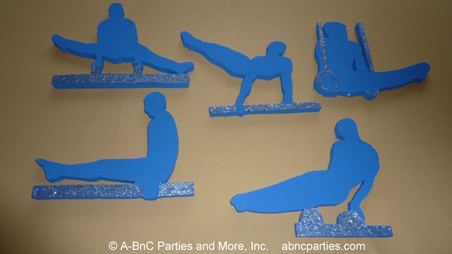 Various Gymnast Cut Outs