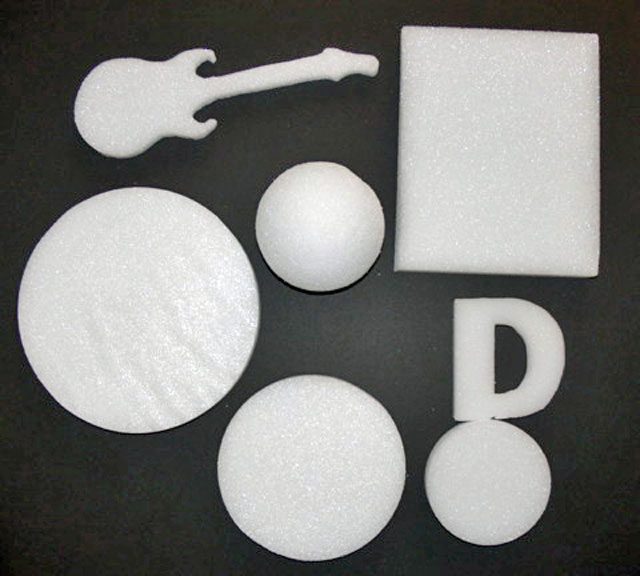 Various Shapes Styrofoam Cut Outs